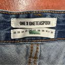 One Teaspoon  2020 High Waisted Super Fitted Denim Mini Skirt Photo 2