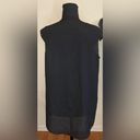 Calvin Klein - Black & gold button down sleeveless blouse Size M Photo 3