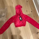 Pretty Little Thing NWT Pink  Velour Jacket Photo 0