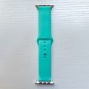 New Turquoise Apple Watch Silicone Sport Band Apple Watch Band Strap 42/44/45mm Blue Photo 5