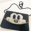 Disney  Vintage Mickey Mouse Sequin Crossbody Purse Bag Photo 1