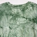 Nine West NEW  Green Tie Dye Smocked Hem Pullover Sweatshirt Women’s Medium Photo 3