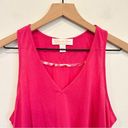 Oscar de la Renta  Flowy V-Neck Tank Top Pink Size S Photo 1