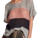 Wildfox NEW! Estate Stripe Open Weave Sweater Photo 0