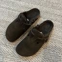 Birkenstock Shearling Boston Clogs Photo 2