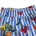 Show Me Your Mumu  Fruit Basket Plaza Blue Striped Pull On Midi Skirt SZ XS Photo 10