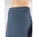 Banana Republic Cotton Zig Zag Blue Pencil Skirt 10 Petite Photo 5