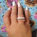 Sugar High Seed Bead Flexible Ring Set -  Photo 0