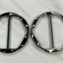 Twisted  Metal Simple Basic Slide Through Belt Buckle Lot of 2 Photo 0