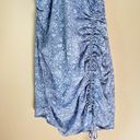 Cotton Candy LA Blue Paisley Print Halter Dress Photo 2