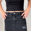 PacSun Black Denim Skirt Photo 0