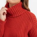 Everlane  The Italian Soft Wool Rib Turtleneck Sweater in Red Large New Womens Photo 2