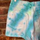 DKNY  Custom Tie Dye Denim Jean Shorts Women's Size 10 Photo 8