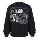 Good American  Sweatshirt Leo Zodiac Black Photo 0