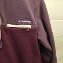 Columbia {S}  Benton Springs Half Snap Fleece Pullover Jacket Dusty Mauve Purple Photo 4