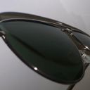 Alexander McQueen  Silver Aviator Sunglasses Photo 2