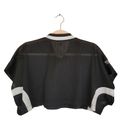 LF  The Brand Black Mesh Jersey Crop Top Size Medium Photo 1