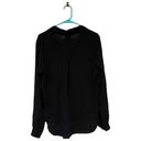 Pistola  Women's Black V-Neck Button-Up Shirt 3/4 Sleeve Loose Fit Casual Size S Photo 5