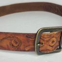 Levi's Vintage  Genuine Leather Hand Tooled Distressed Belt Photo 5