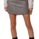 Wilfred Aritzia Essonne Wool Cashmere Blend Mini Skirt Sz 2 Charcoal Photo 0