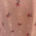 Aria  Collection White Pink Floral Printed Midi Length Nightgown 3/4 Sleeve Sz. S Photo 6