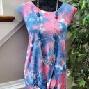 True Craft  Women's Multicolor Cotton Round Neck Sleeveless Casual Blouse Size 2X Photo 0