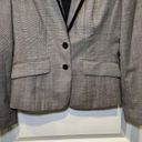 Hugo Boss BOSS  Grey/Black Julieta 2-Button Wool Blazer Jacket size 6 Photo 5