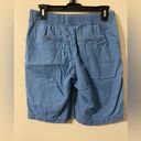 Juicy Couture Womens  Blue Denim Style Bermuda Jean Shorts Size 6 10” Inseam Photo 1