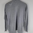 Michael Kors  Zip Shoulder Fly Away Cardigan Gray Long Sleeve Gray Size S Photo 5