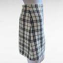 Pink Lily My Secret's Out White & Black  Plaid Tweed Mini Skirt Size Medium Photo 3