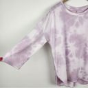 cupio  Tie Dye Top Bohemian Loungewear Purple Lilac Pullover Comfy Size L Photo 13