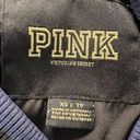 PINK - Victoria's Secret VICTORIA'S SECRET PINK Blue With Black Lace Overlay  Varsity Jacket EUC Size XS Photo 8