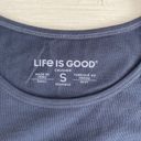 Life is Good  Womens Crusher Tank Top Oh The Places You'll Go Size Small Blue Photo 8