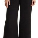 T Tahari  Women's Black Ponte Wide Leg Soft Pants Sz 4 Photo 0