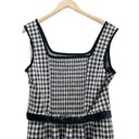 Draper James NWT  Sleeveless Knot-Waist Midi Dress Black & White Gingham Size XXL Photo 4