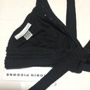 Robin Piccone  Perla Halter Bikini Top In Black Size S Photo 11