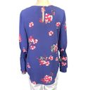 Isabel Maternity  Womens Floral Bell Sleeve Pullover Blouse Tunic Top XS Like New Photo 6