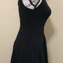 Bar III Bar lll Black Fit and Flare Dress Small Photo 3