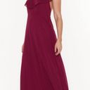 Nasty Gal Wrap Back Ruffle Sleeve Maxi Dress in Burgundy - 4 Photo 1