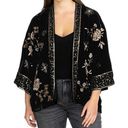 Johnny Was  Ally Velvet Kimono Jacket Embroider Sequins Size XL Photo 0