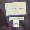 Banana Republic  Italian Wool Blend Peacoat Ruffle Detail Womens size Small Tall Photo 9