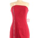 by the way. Red Strapless Dres Size M Photo 0