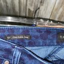 Talbots Blue Leopard Slim Ankle Jeans Photo 7