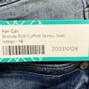 KanCan USA Brenda Low Rise Roll Cuffed Cropped Skinny Jean, 32W, NWT Photo 6