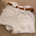 ZARA  white denim shorts. Size 2 Photo 5