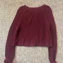 Delia's  maroon knit sweater Photo 6