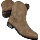 Jessica Simpson  Cranaby Tan Leather Booties Photo 0