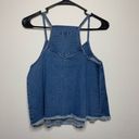 Mossimo Denim  Tank Top with Raw Hem Photo 3