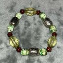 NEW! Sugar NY Vintage Green Stretch Beaded Bracelet Set Photo 7