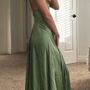 Sage Green Satin Formal Dress | NWOT Size XS Photo 2